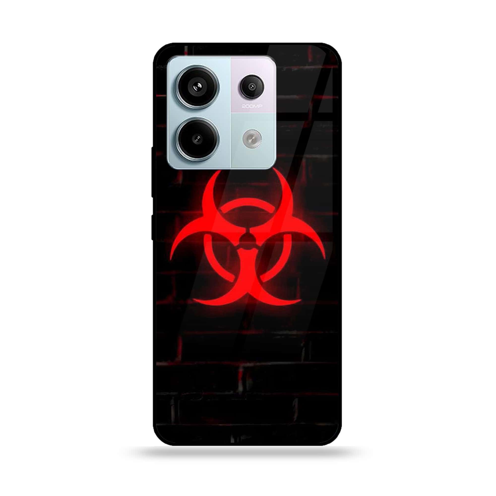 Redmi Note 13 - Biohazard Sign Series - Premium Metal Printed soft Bumper shock Proof Case