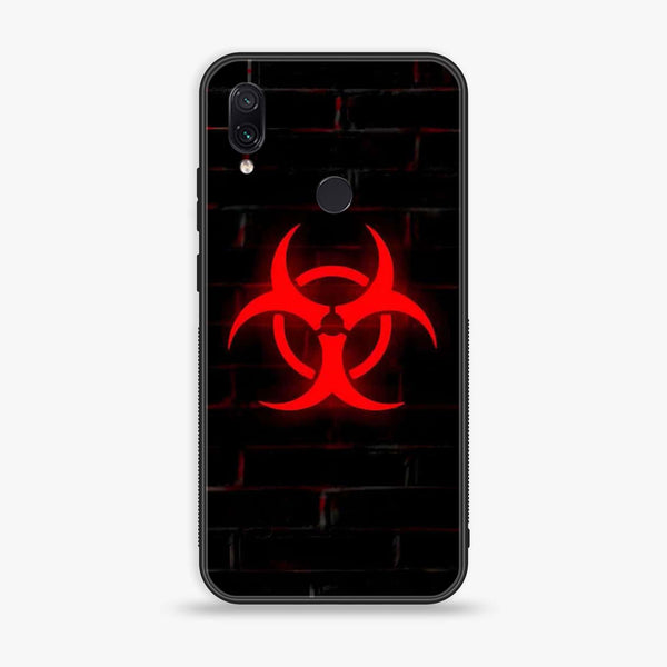 Xiaomi Redmi Note 7 - Biohazard Sign Design-6 - Premium Metal Printed soft Bumper shock Proof Case  CS-31205