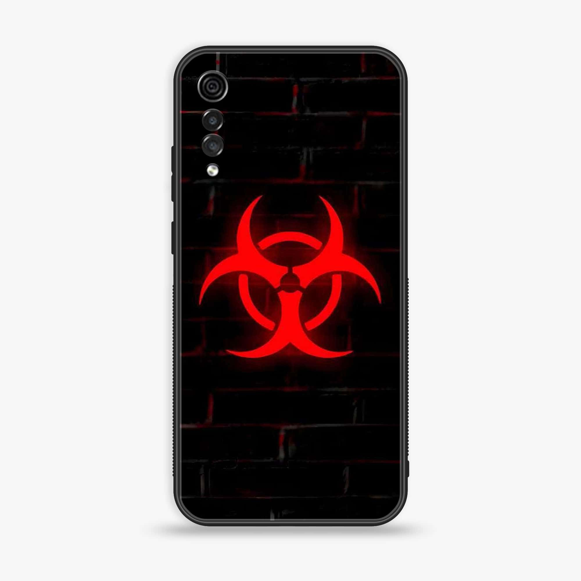 LG Velvet - Biohazard Sign Series - Premium Printed Glass soft Bumper shock Proof Case