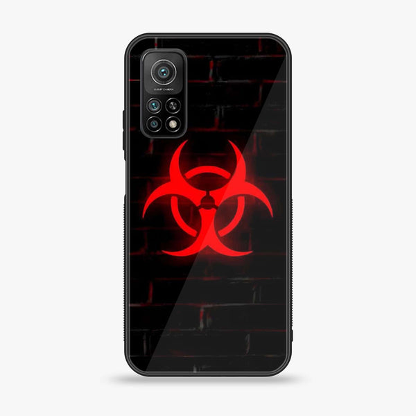 Xiaomi Mi 10T/10T Pro Biohazard Sign Design 6 Premium Printed Glass soft Bumper shock Proof Case CS-25467