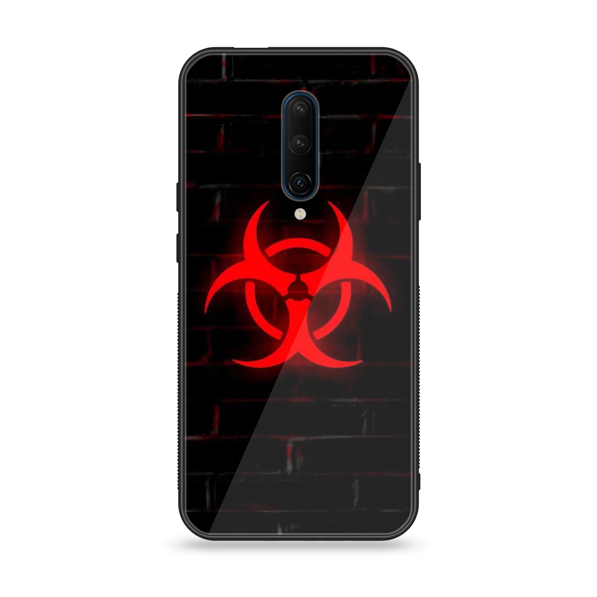 OnePlus 7 Pro - Biohazard Sign Series - Premium Printed Glass soft Bumper shock Proof Case