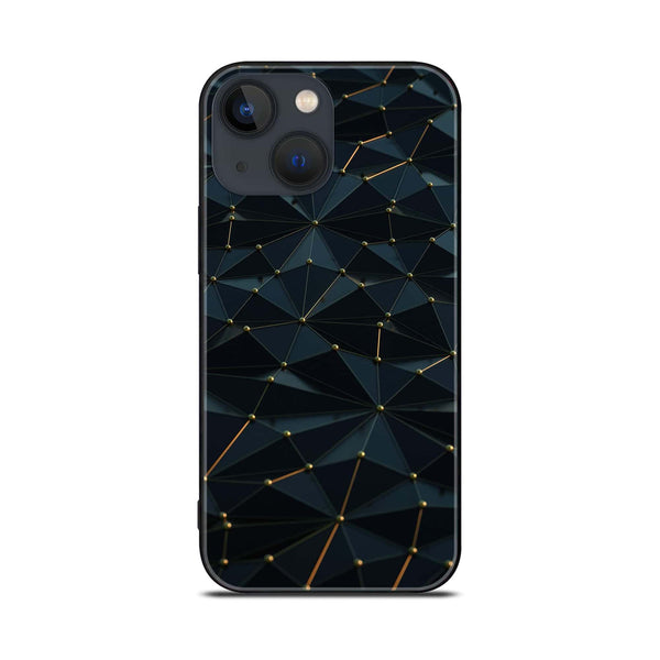 iPhone 13  - 3D Designs  Design 8 - Premium Metal Printed soft Bumper shock Proof Case CS-36848