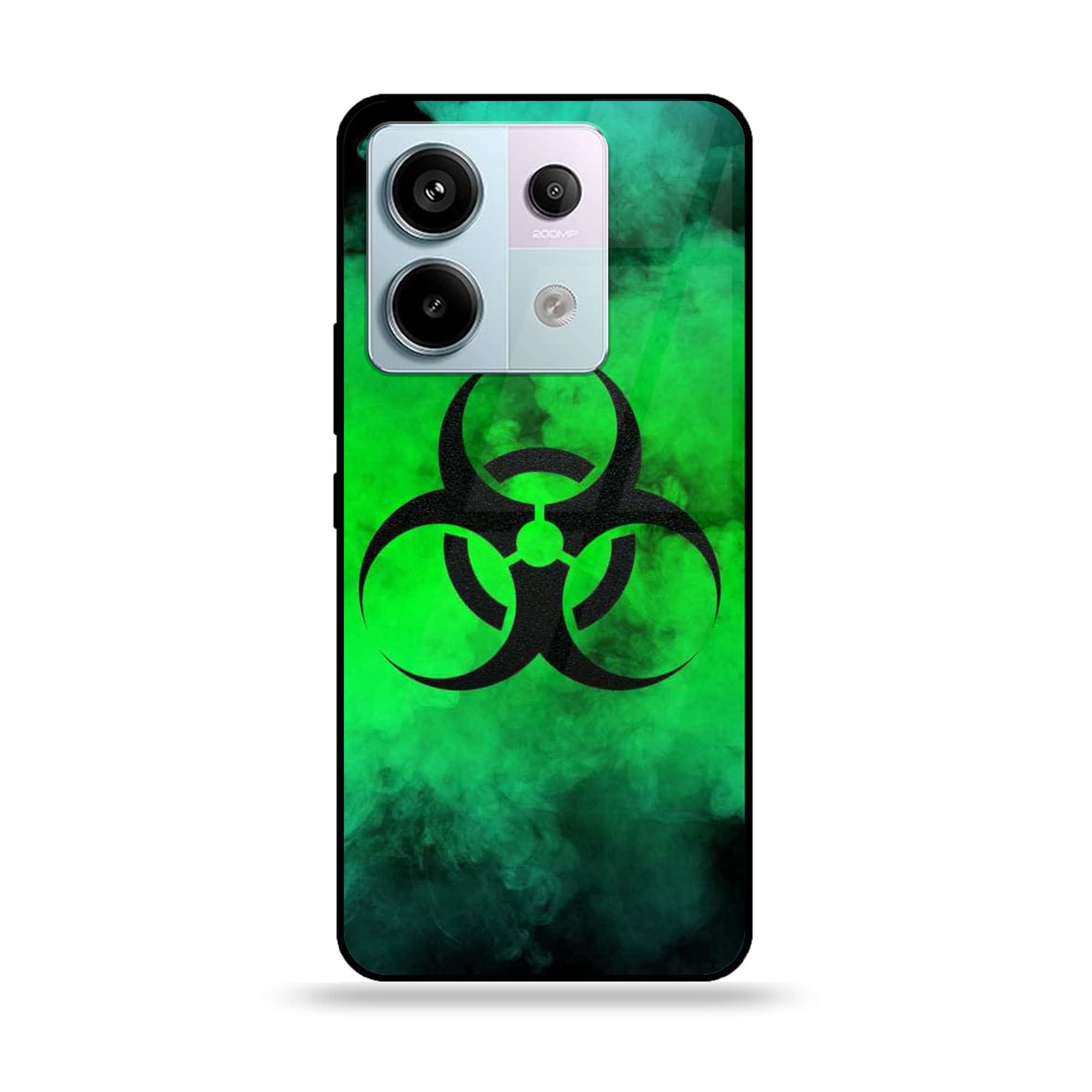 Redmi Note 13 - Biohazard Sign Series - Premium Metal Printed soft Bumper shock Proof Case