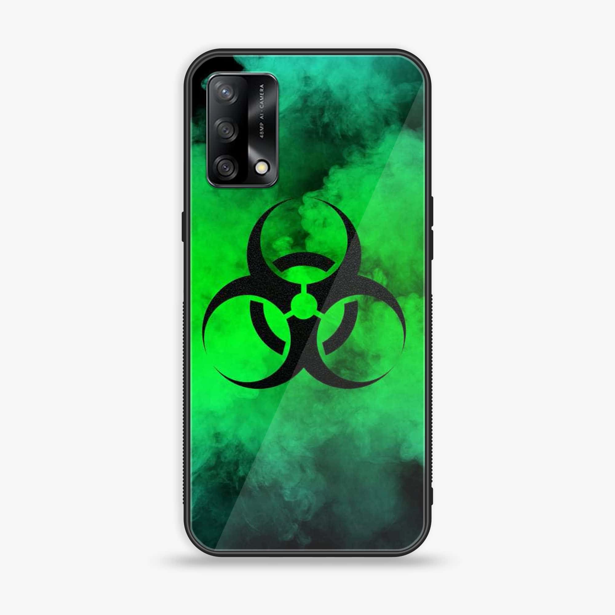 Oppo F19s - Biohazard Sign Series - Premium Metal Printed soft Bumper shock Proof Case