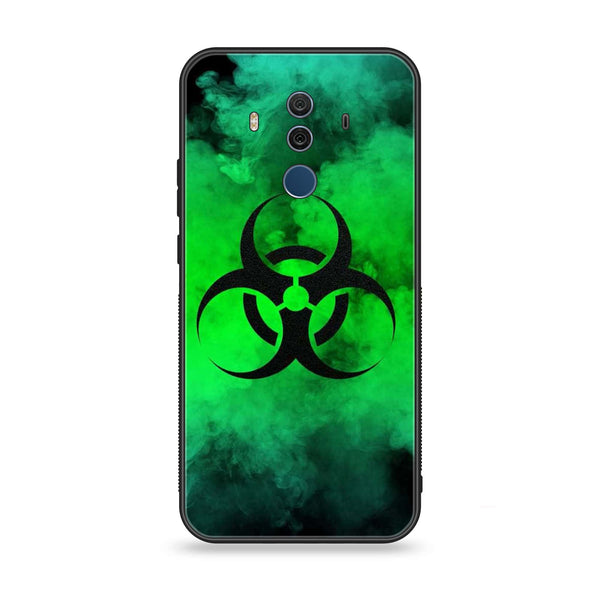 Huawei Mate 10 Pro - Biohazard Sign Design 7 - Premium Printed Glass soft Bumper shock Proof Case CS-15577 CS-25465