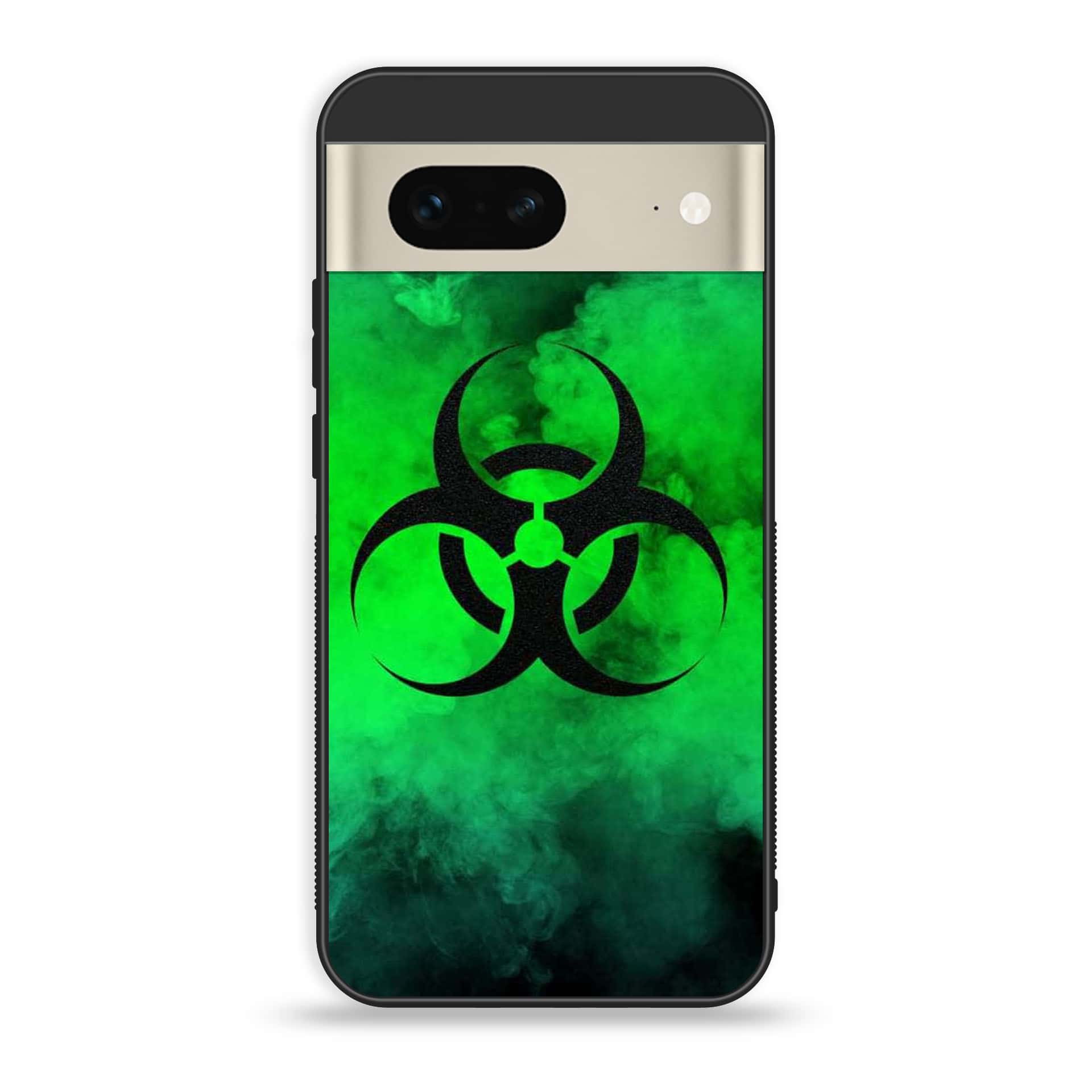 Google Pixel 7a  - Biohazard Sign Series - Premium Printed soft Bumper Shock Proof Case