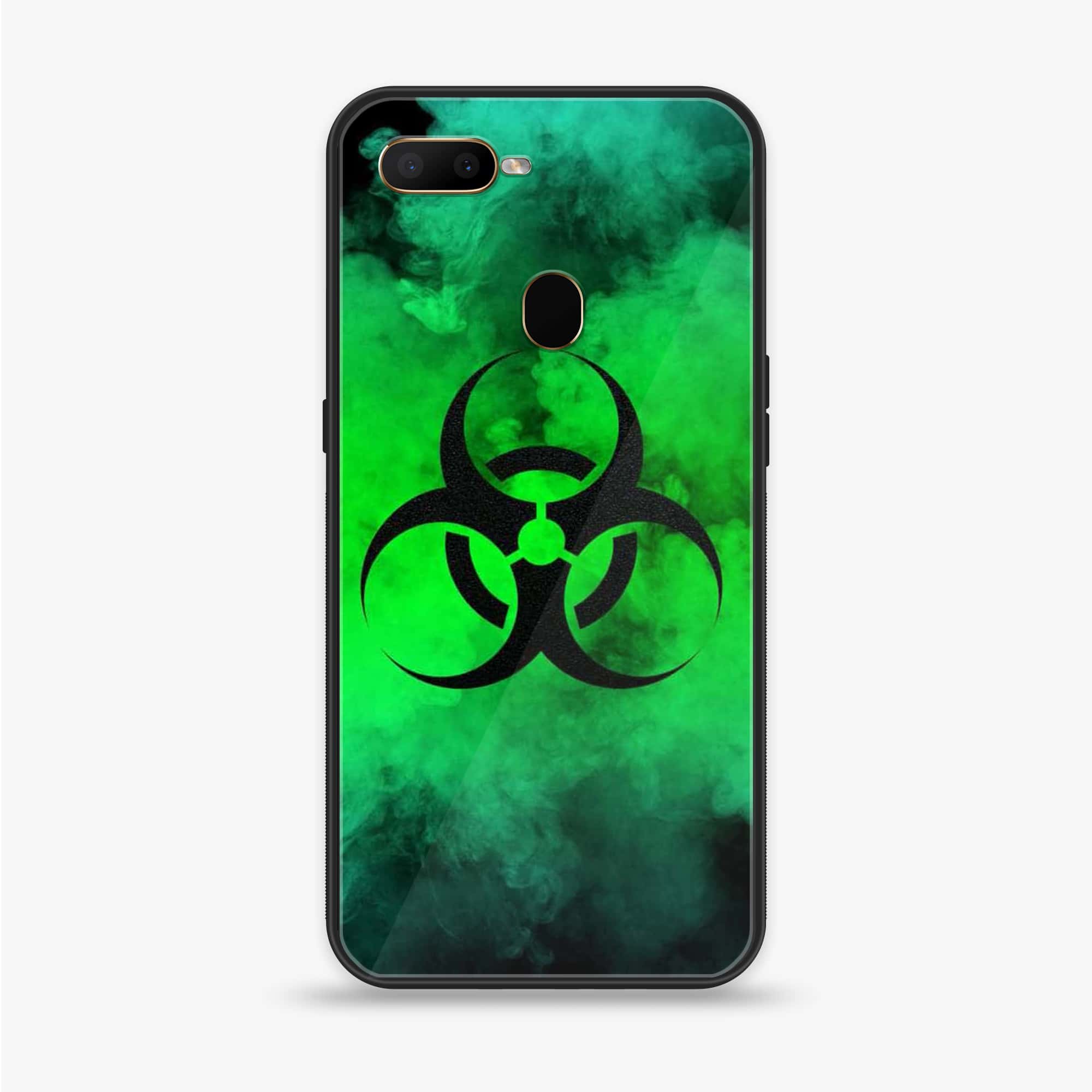 Oppo A12  - Biohazard Sign Series - Premium Printed soft Bumper shock Proof Case