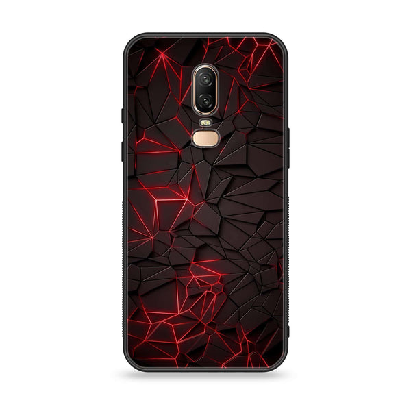 OnePlus 6 - 3D Design 7 - Premium Printed Glass soft Bumper shock Proof Case CS-10688