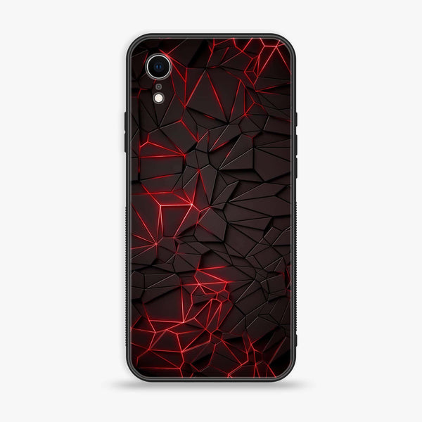 iPhone XR - 3D Design 7 - Premium Printed Glass soft Bumper shock Proof Case CS-19961