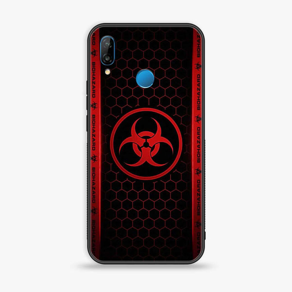 Huawei Y9 (2019) - Biohazard Sign Design 5 - Premium Printed Glass soft Bumper shock Proof Case CS-14720