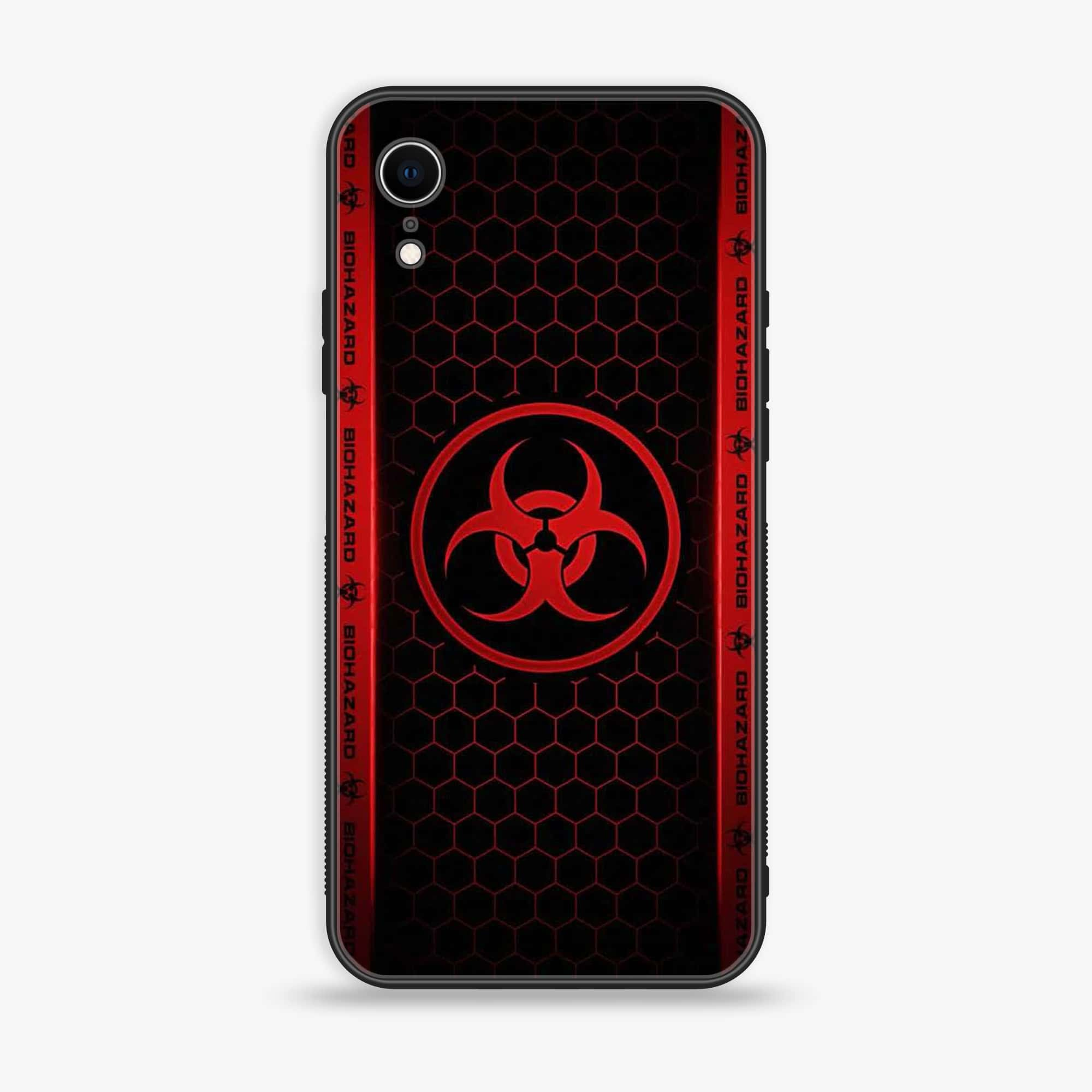 iPhone XR - Biohazard Sign - Premium Printed Glass soft Bumper shock Proof Case