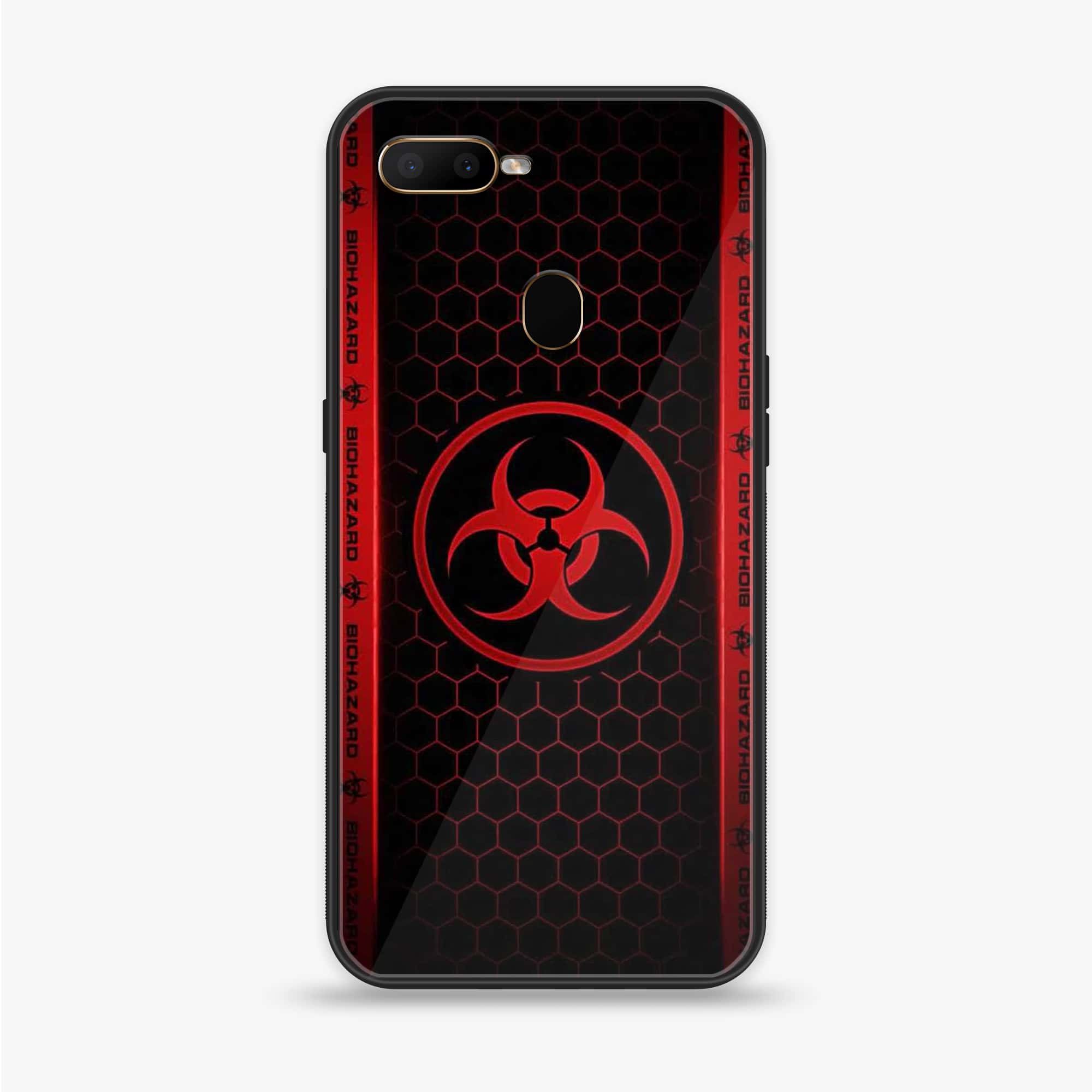 Oppo A12  - Biohazard Sign Series - Premium Printed soft Bumper shock Proof Case
