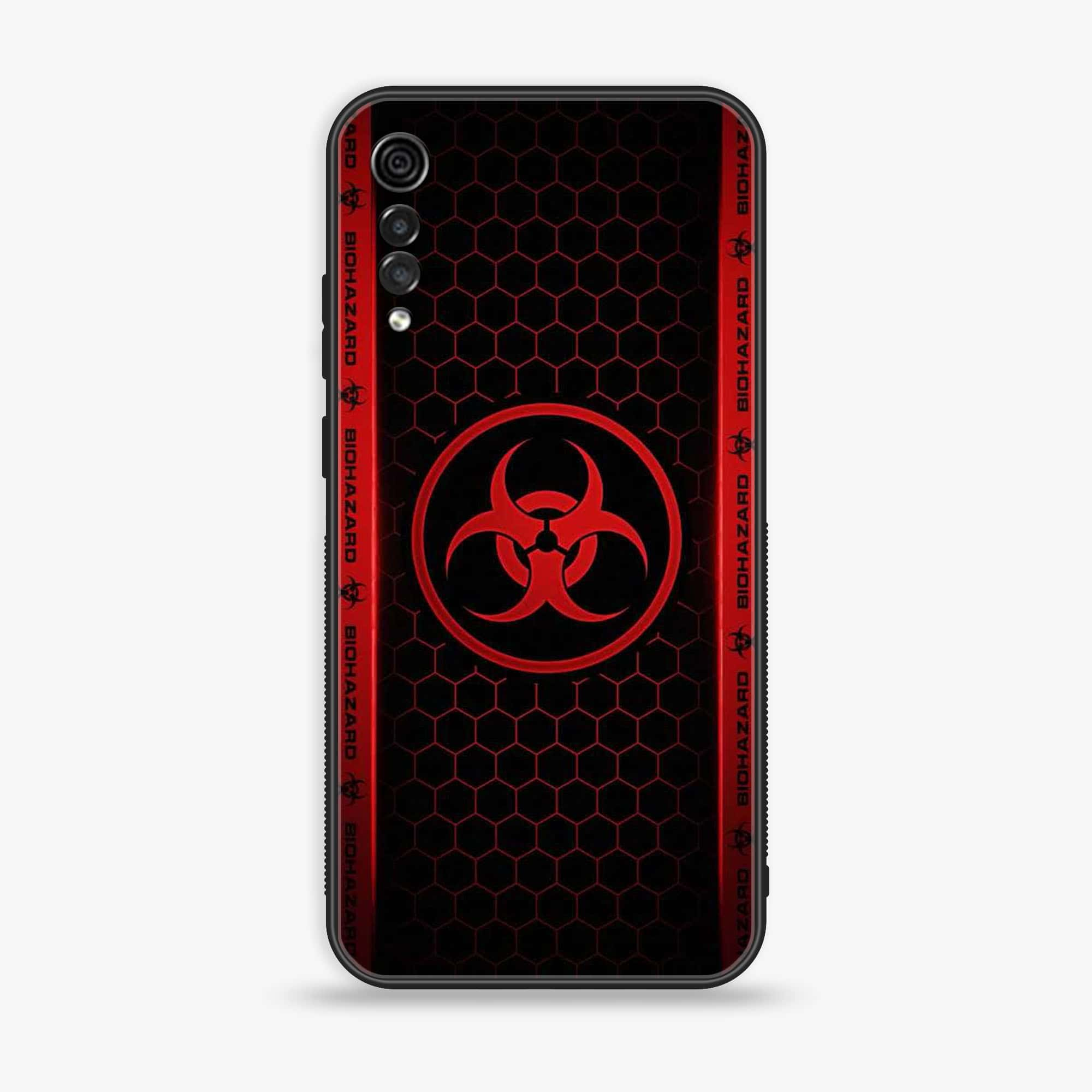 LG Velvet - Biohazard Sign Series - Premium Printed Glass soft Bumper shock Proof Case