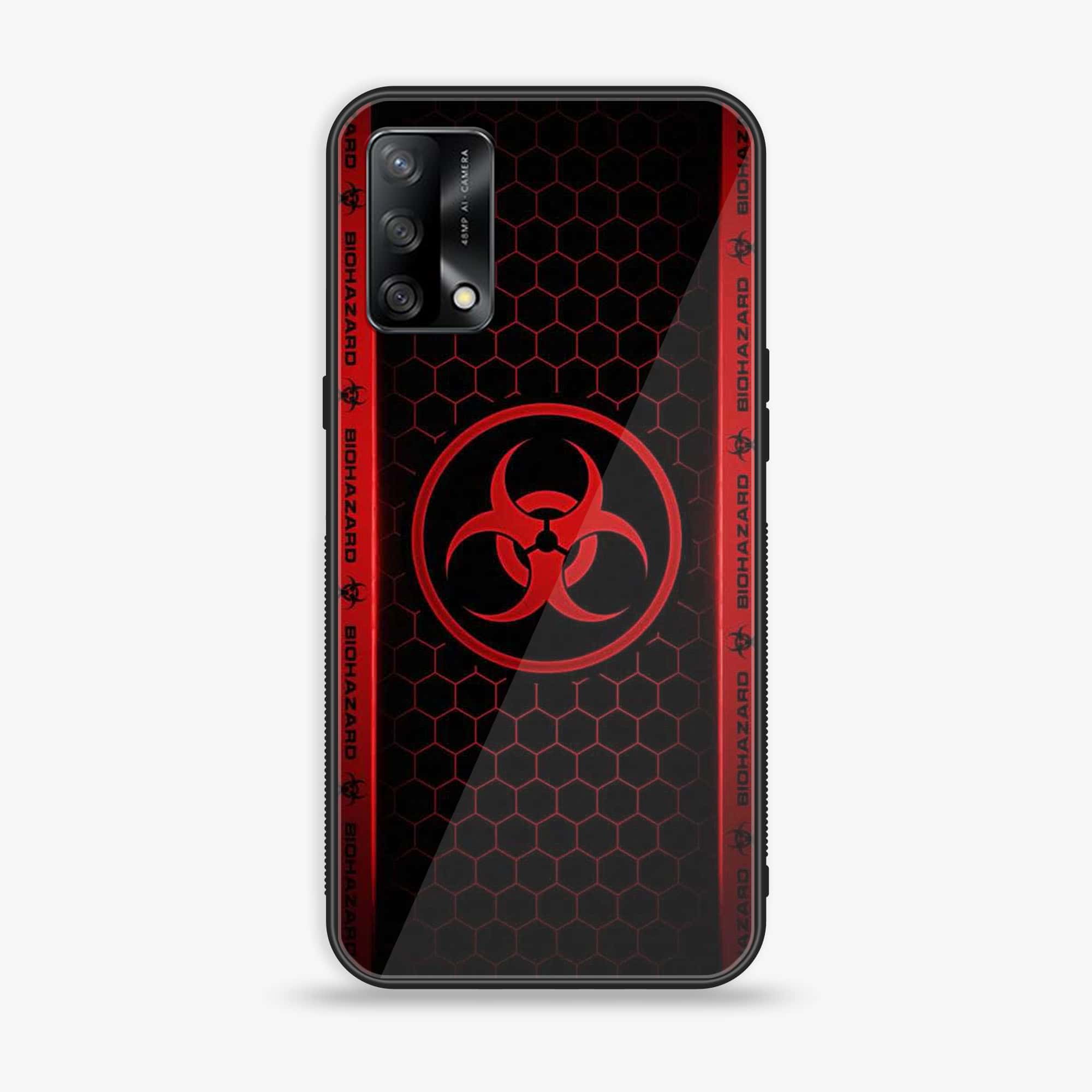 Oppo F19s - Biohazard Sign Series - Premium Metal Printed soft Bumper shock Proof Case