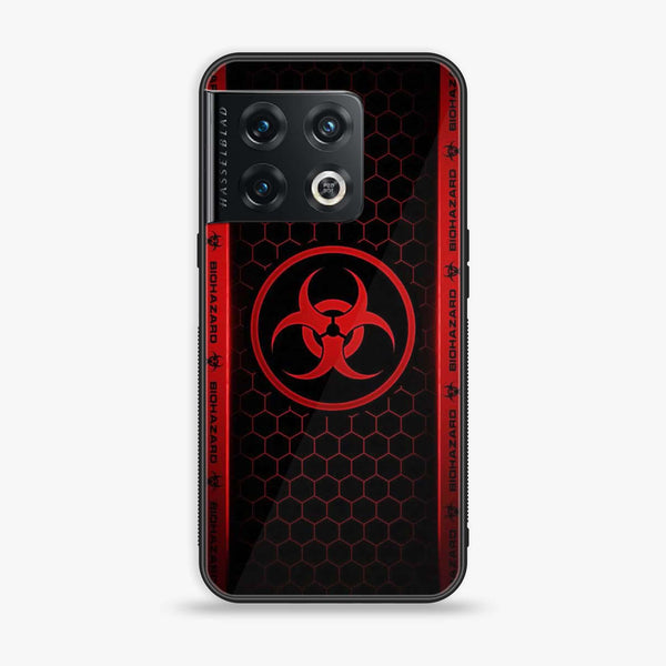 Oneplus 10 Pro 5G Biohazard Design 5  Premium Printed Glass soft Bumper shock Proof Case CS-34274 CS-35311