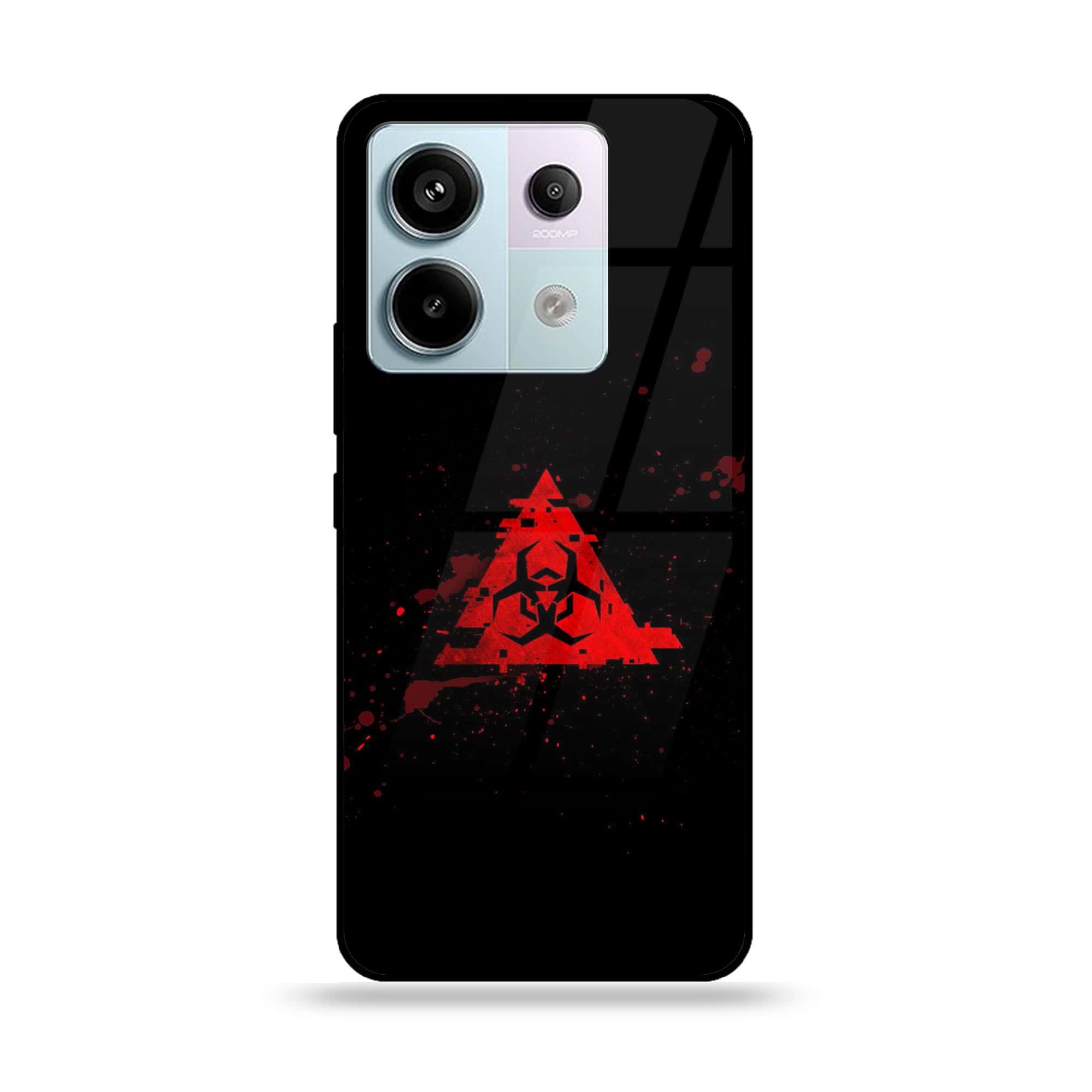 Redmi Note 13 - Biohazard Sign Series - Premium Metal Printed soft Bumper shock Proof Case