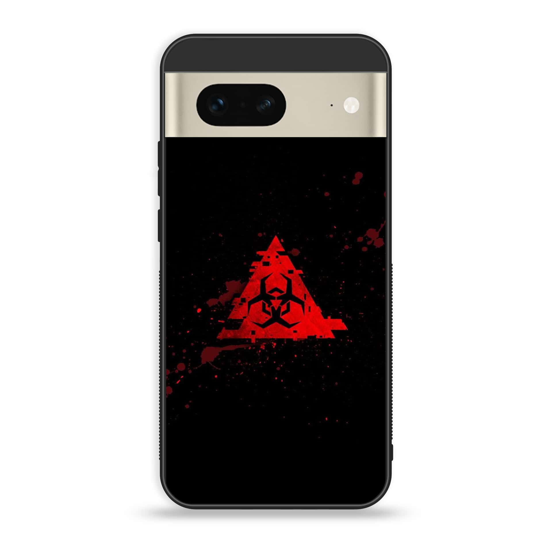 Google Pixel 7a  - Biohazard Sign Series - Premium Printed soft Bumper Shock Proof Case