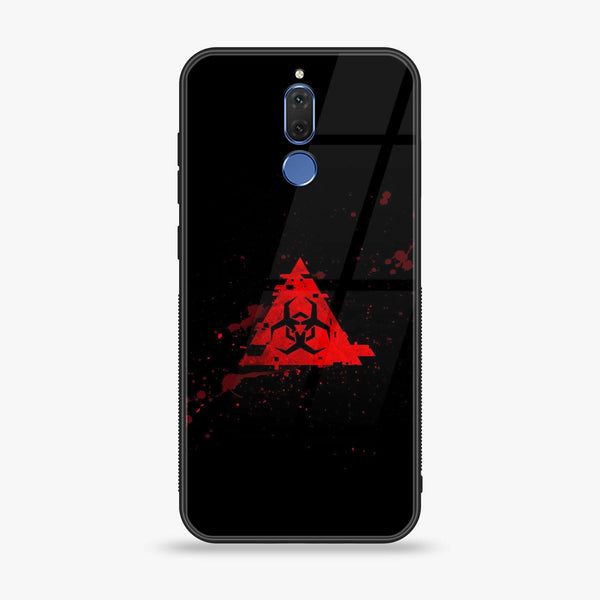 Huawei Mate 10 Lite - Biohazard Sign Design 4 - Premium Printed Glass soft Bumper shock Proof Case CS-15466