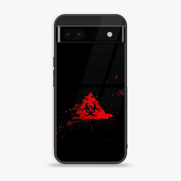 Google Pixel 6A - Biohazard Sign Design 4  - Premium Printed Glass soft Bumper shock Proof Case CS-24166