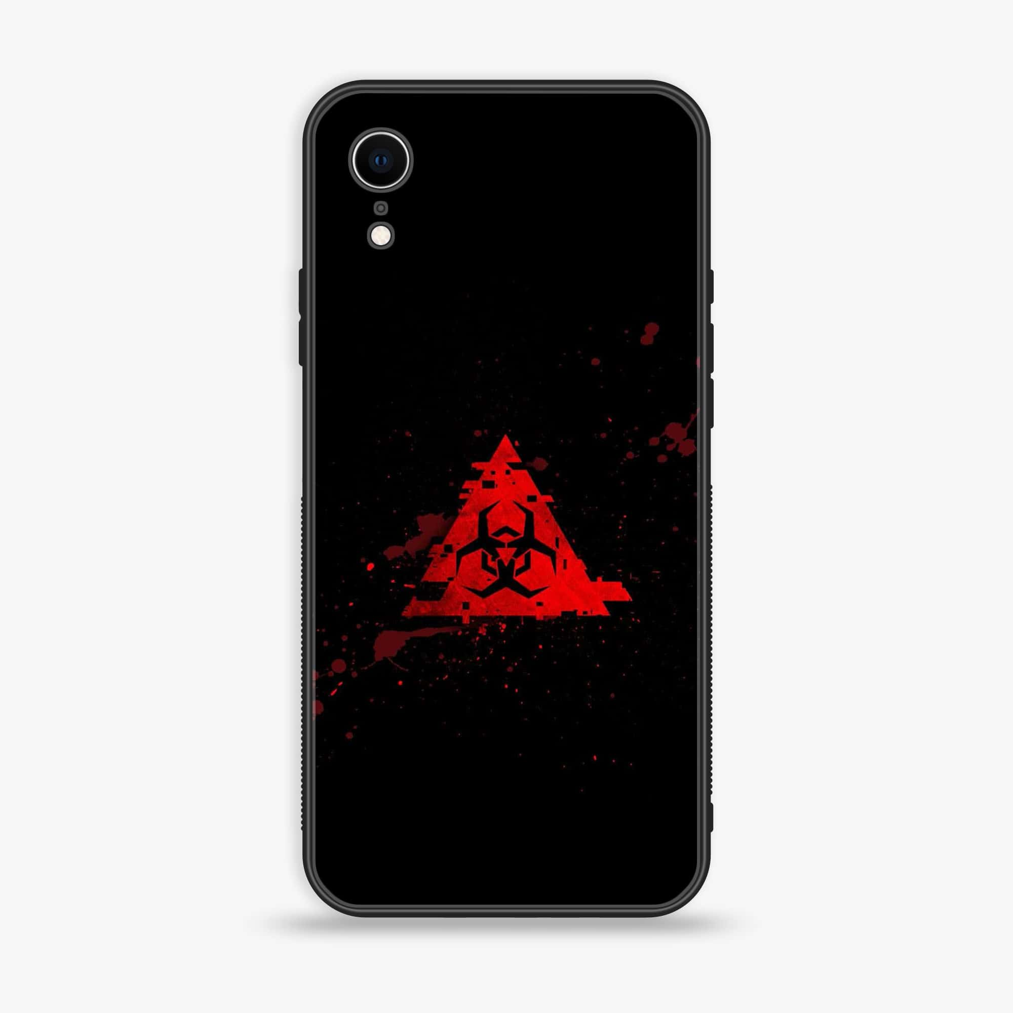 iPhone XR - Biohazard Sign - Premium Printed Glass soft Bumper shock Proof Case