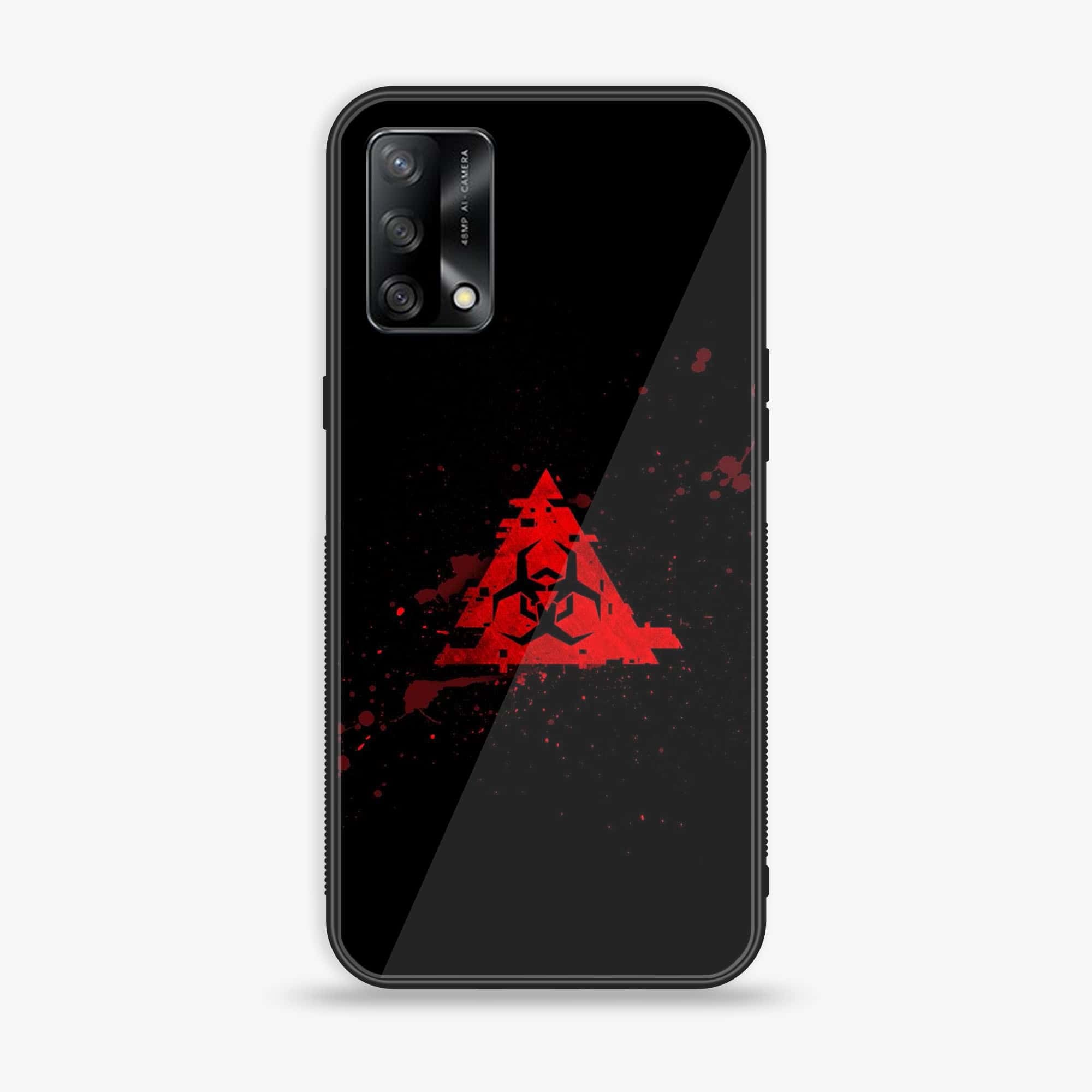 Oppo F19s - Biohazard Sign Series - Premium Metal Printed soft Bumper shock Proof Case