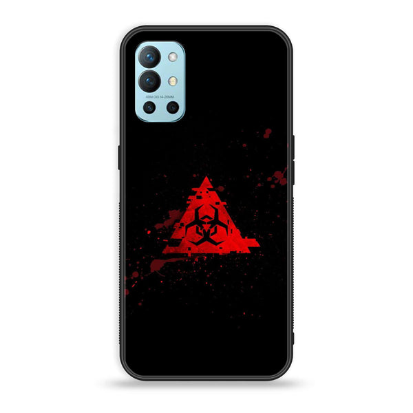 OnePlus 9R/8T - Biohazard Sign Design 4- Premium Printed Glass soft Bumper shock Proof Case CS-11394