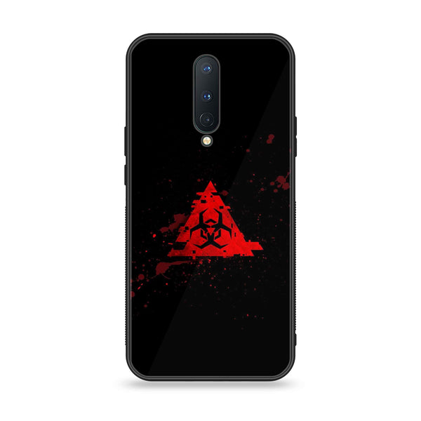 OnePlus 8 - Biohazard Sign Series Design 4  - Premium Printed Glass soft Bumper shock Proof Case  CS-19995