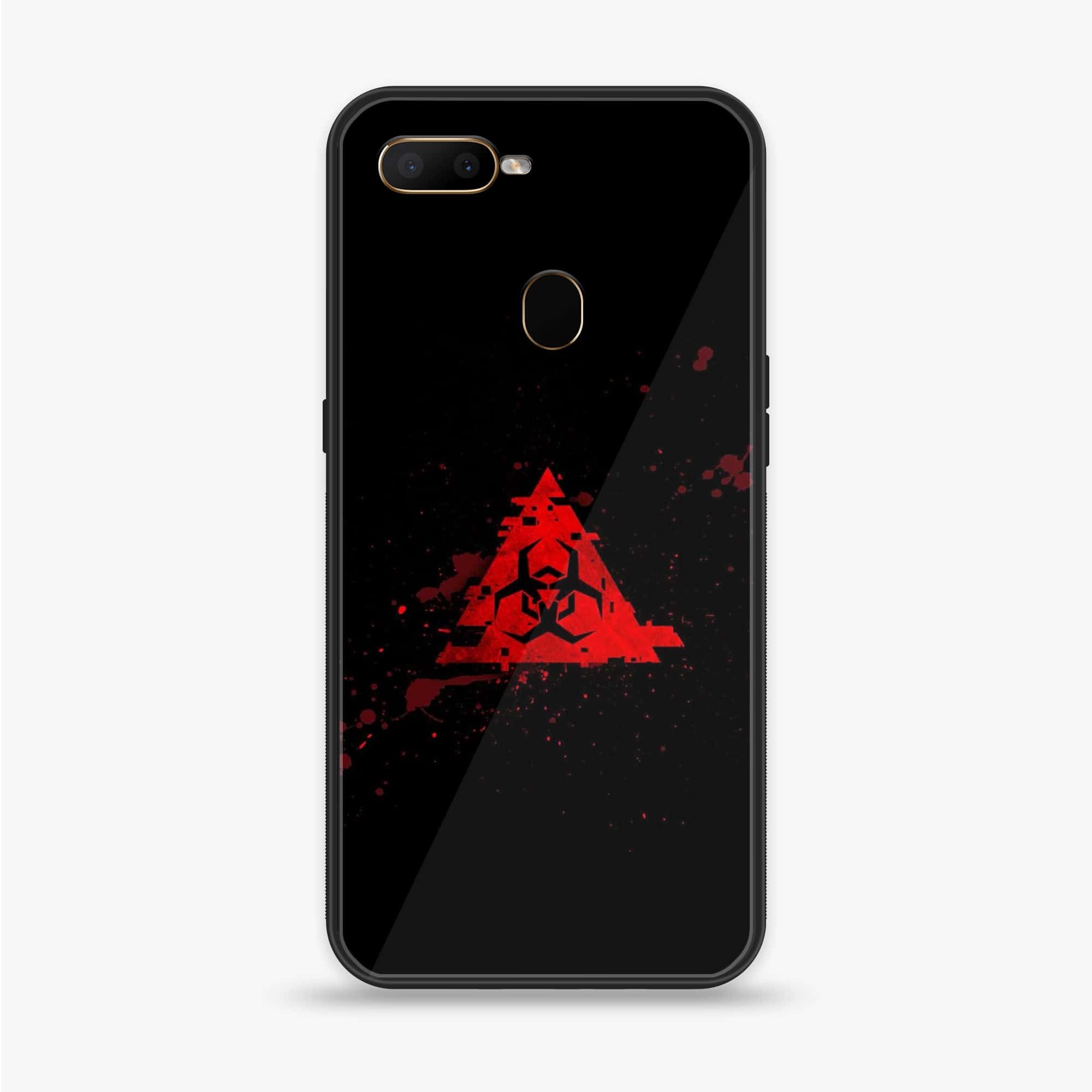 Oppo A12  - Biohazard Sign Series - Premium Printed soft Bumper shock Proof Case