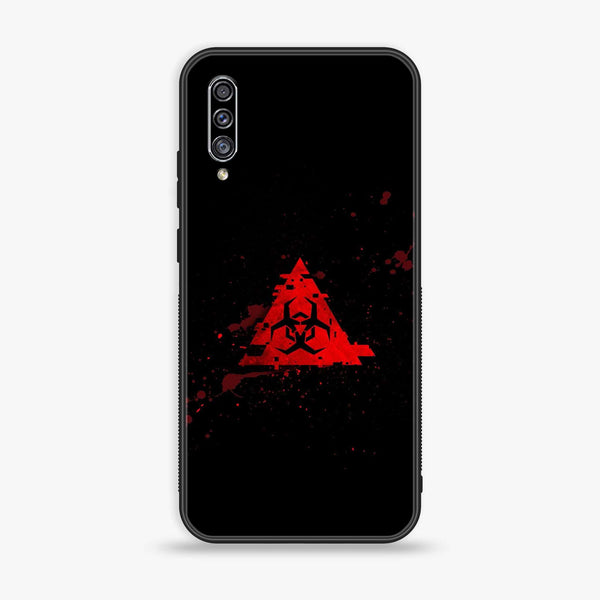 Galaxy A50/ A50s/ A30s - Biohazard Sign Design 4 - Premium Printed Glass soft Bumper shock Proof Case CS-16171