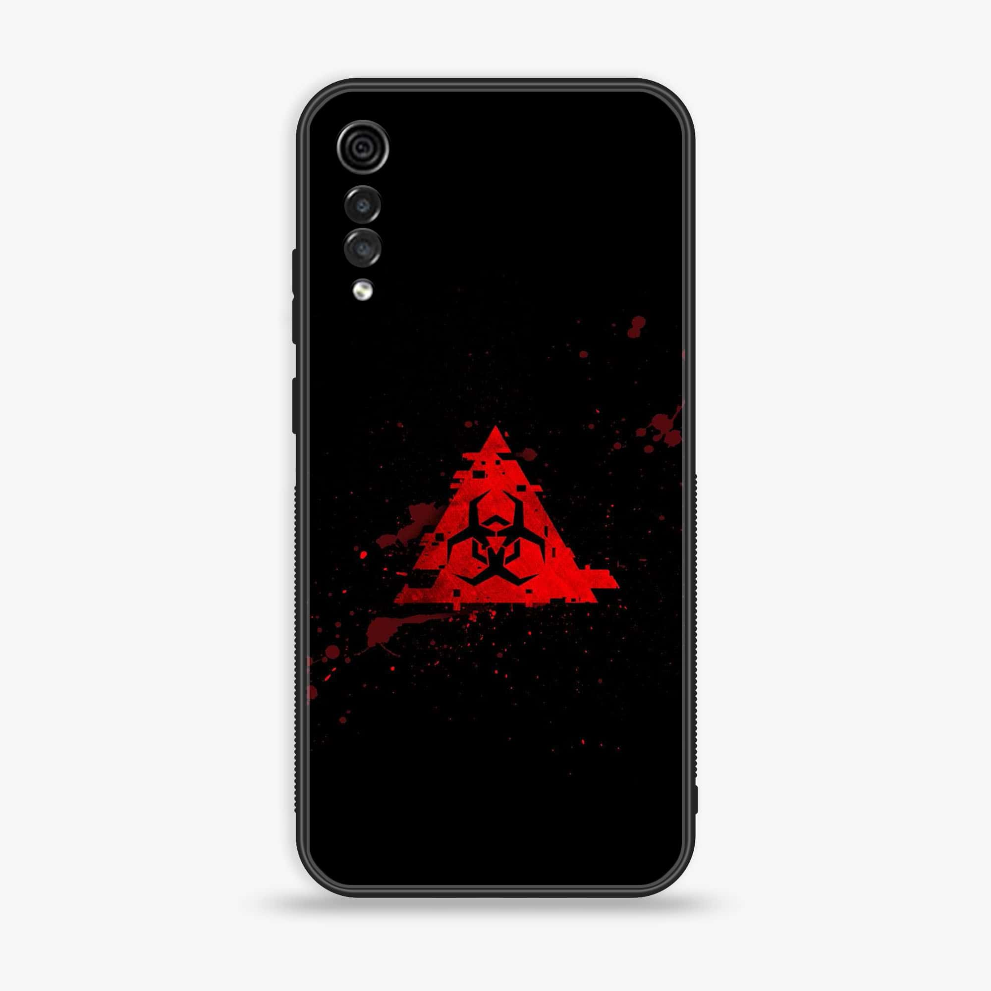 LG Velvet - Biohazard Sign Series - Premium Printed Glass soft Bumper shock Proof Case