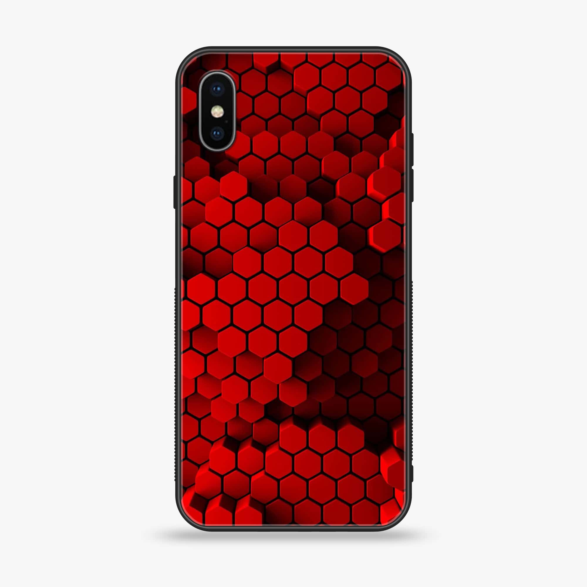 iPhone X/XS - 3D Designs - Premium Printed Glass soft Bumper shock Proof Case