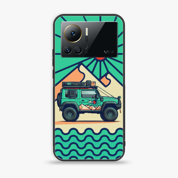 Infinix Note 12 VIP - Suzuki Jimny Design - Premium Printed Glass soft Bumper Shock Proof Case