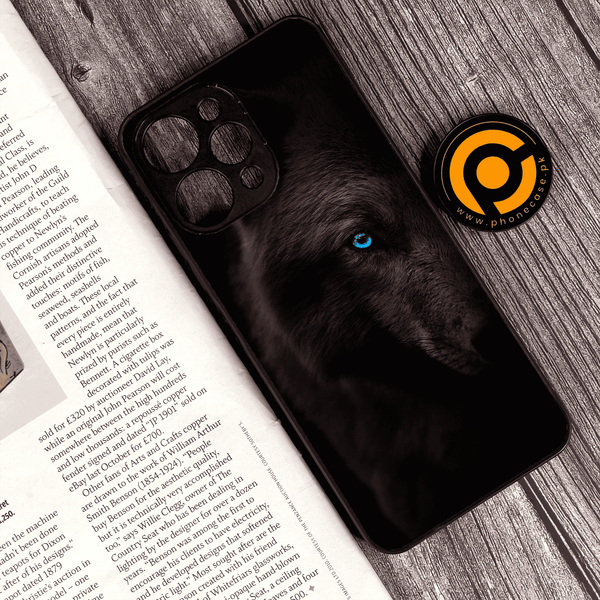 Xiaomi Redmi 12 - Wolf Design 10 - Premium Metal  Printed soft Bumper shock Proof Case CS-28789