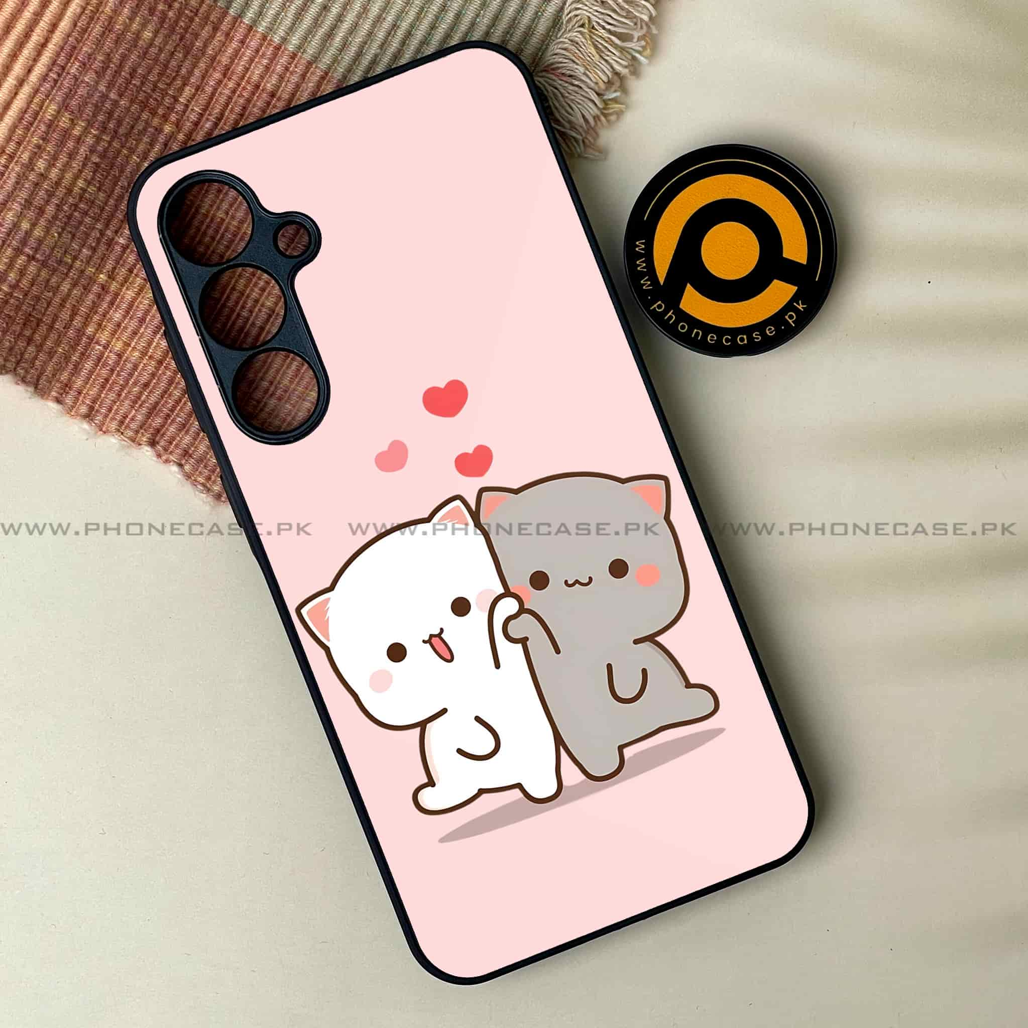 Cute BuBu DuDu - Premium Printed Metal soft Bumper shock Proof Case All Models