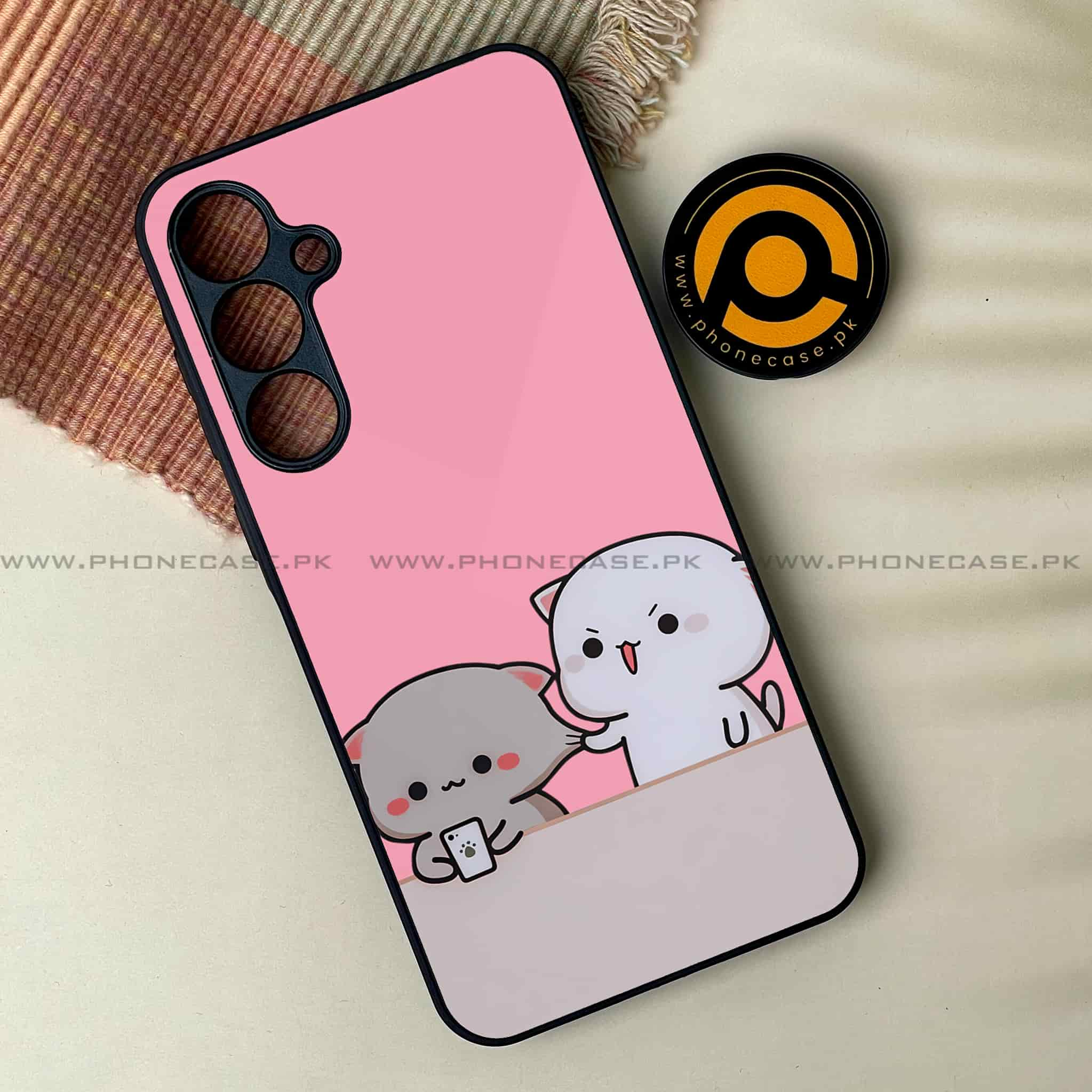 Cute BuBu DuDu - Premium Printed Metal soft Bumper shock Proof Case All Models