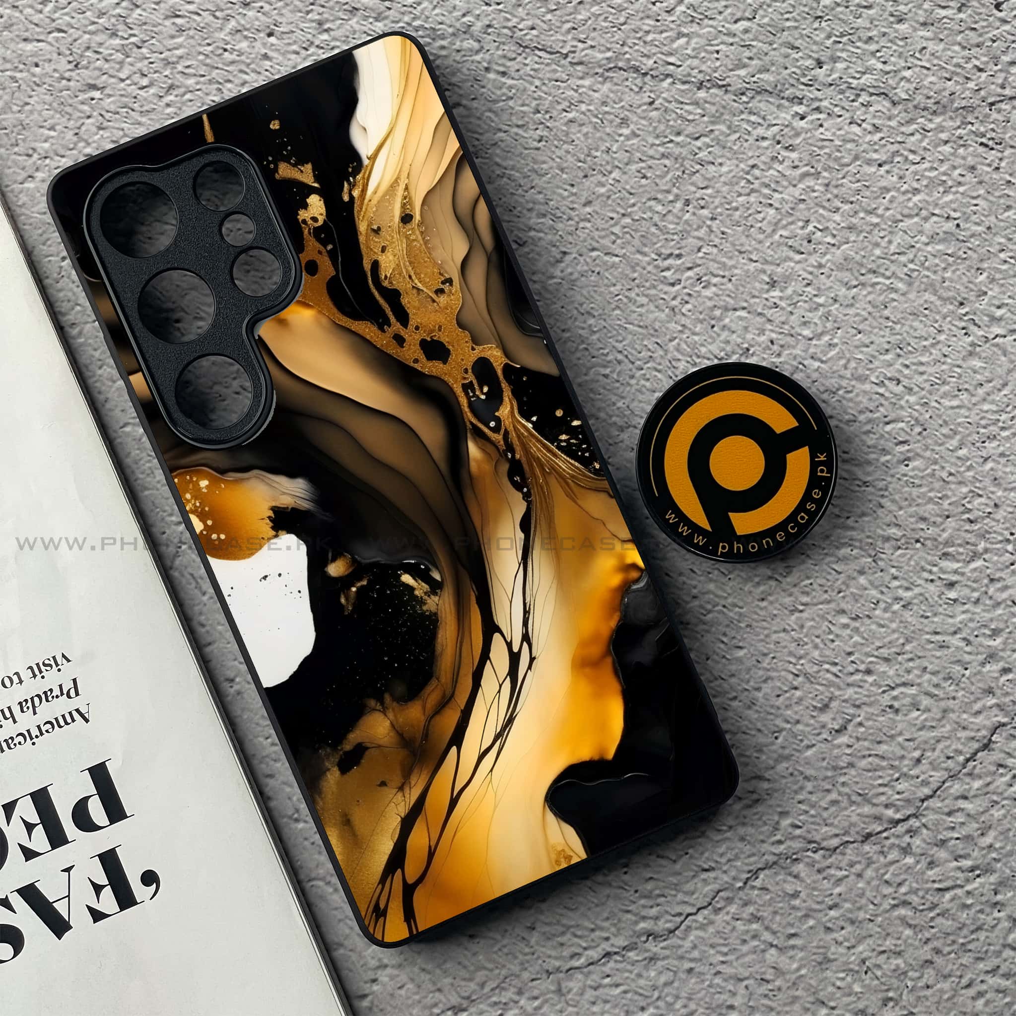 OnePlus 13 - Liquid Marble 2.0 Series - Premium Metal Printed soft Bumper shock Proof Case