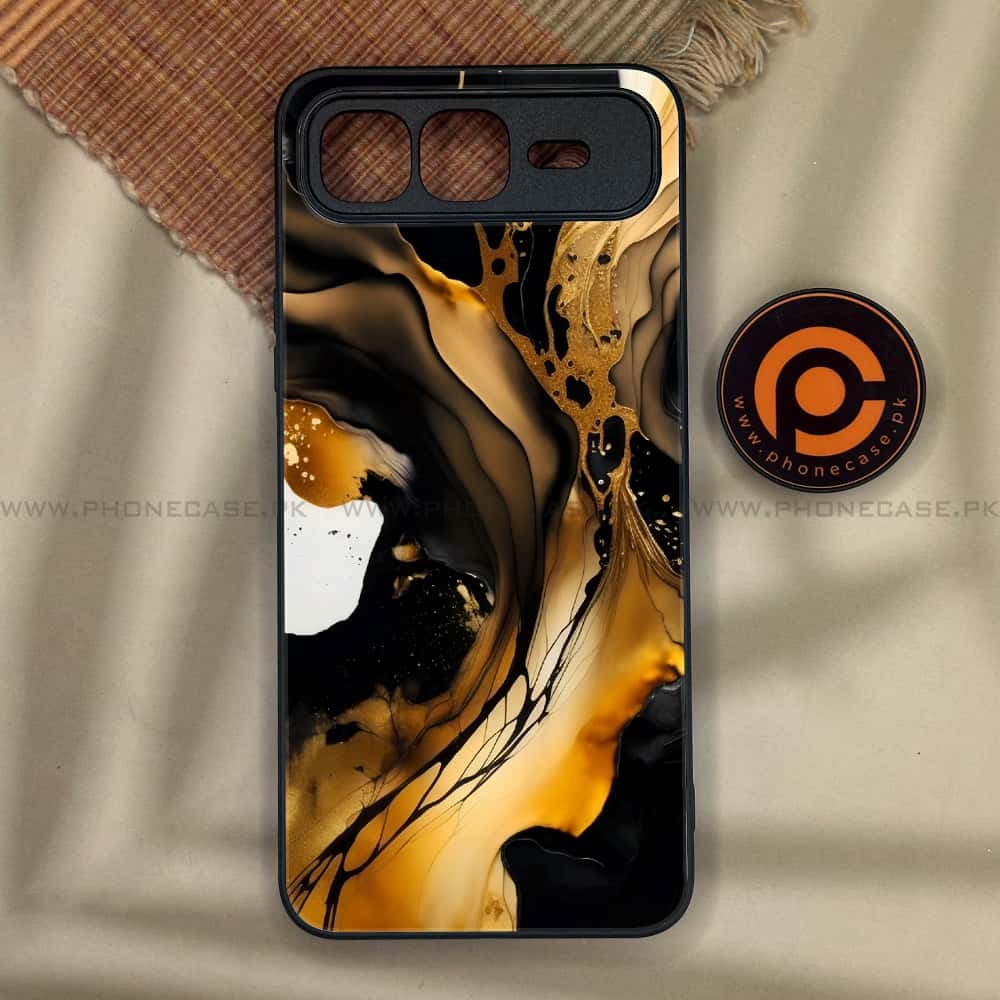 Infinix Smart 10 Plus - Liquid Marble 2.0 Series - Premium Metal Printed soft Bumper shock Proof Case