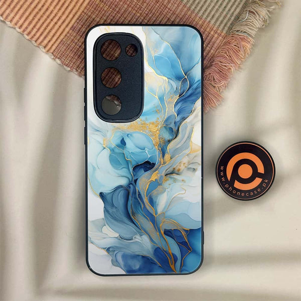 Tecno Spark 40 Pro Plus - Liquid Marble 2.0 Series - Premium Metal Printed soft Bumper shock Proof Case