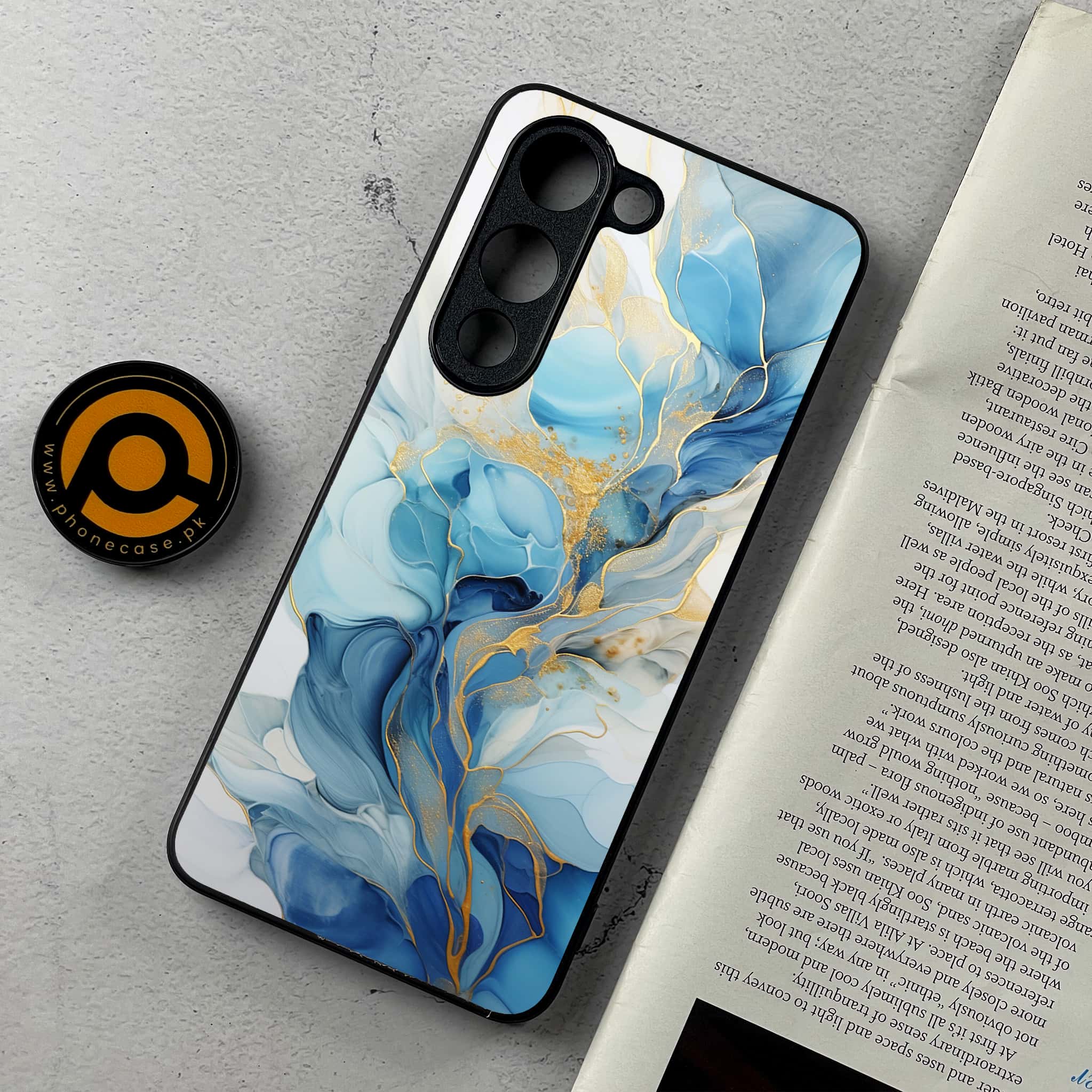 Vivo Y04 - Liquid Marble 2.0 Series - Premium Metal Printed Soft Bumper Shockproof Case