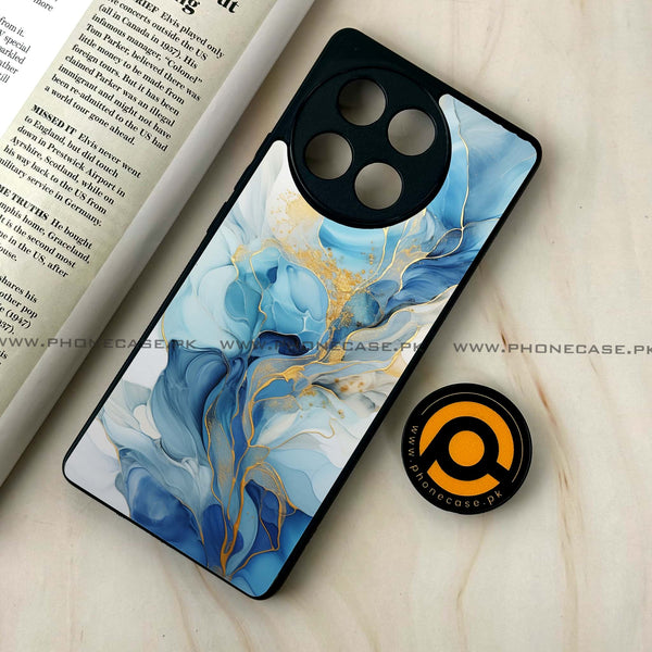 Tecno Camon 30s - Liquid Marble 2.0 Design 1 - Premium Printed Glass soft Bumper shock Proof Case CS-17358