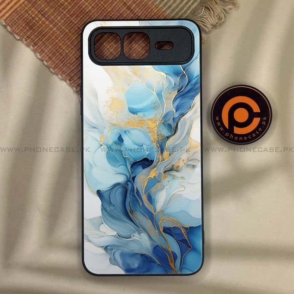 Infinix Smart 10 Plus - Liquid Marble 2.0 Series - Premium Metal Printed soft Bumper shock Proof Case