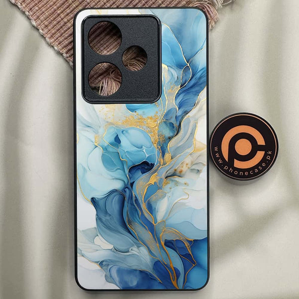 Realme GT 7 - Liquid Marble 2.0 Series - Premium Metal Printed soft Bumper shock Proof Case