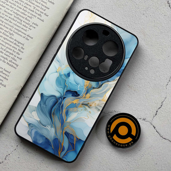 Xiaomi 15 Ultra - Liquid Marble 2.0 Series - Premium Metal Printed Soft Bumper Shockproof Case