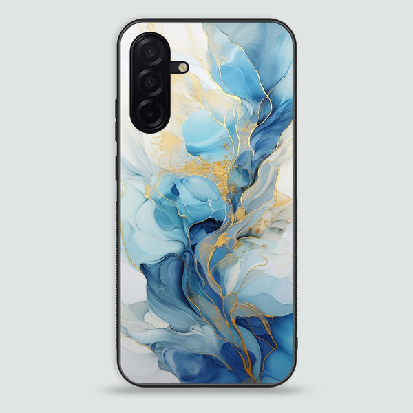 Samsung Galaxy A26 - Liquid Marble 2.0 Series - Premium Printed Glass soft Bumper shock Proof Case