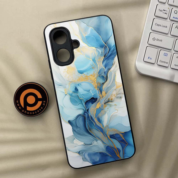 Infinix Smart 10 - Liquid Marble 2.0 Series - Premium Metal Printed soft Bumper Shock Proof Case