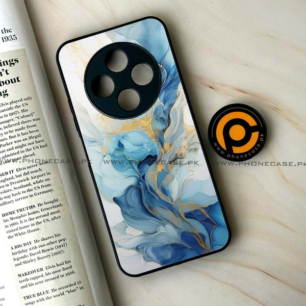 Oppo F27 Pro - Liquid Marble 2.0 Series - Premium Metal Printed soft Bumper Shock Proof Case