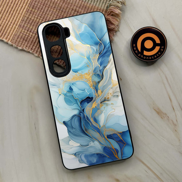 Vivo Y400 - Liquid Marble 2.0 Series - Premium Metal Printed soft Bumper shock Proof Case