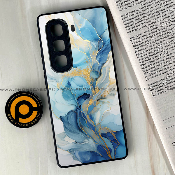 Infinix Hot 60 Pro Plus - Liquid Marble 2.0 Series - Premium Metal Printed soft Bumper shock Proof Case
