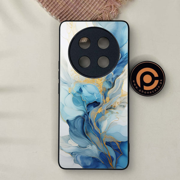 Honor X9c 5G - Liquid Marble 2.0 Series - Premium Metal Printed soft Bumper shock Proof Case