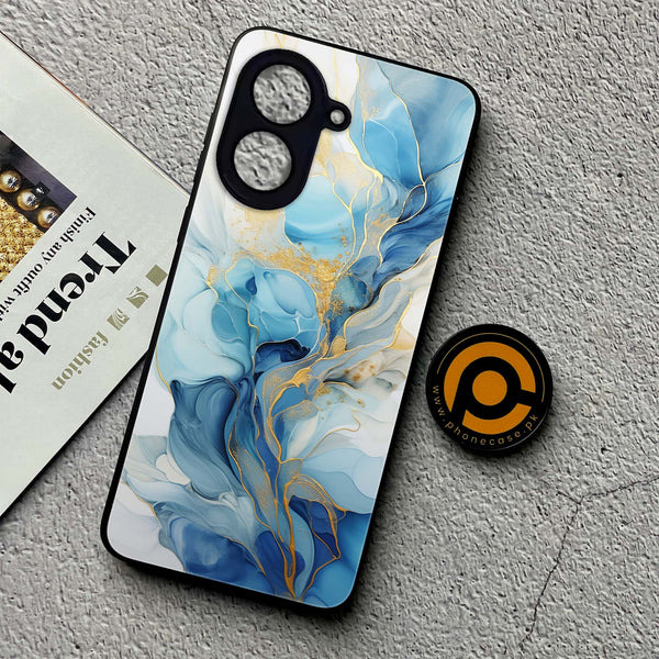 Xiaomi Redmi A5 - Liquid Marble 2.0 Series - Premium Metal Printed soft Bumper shock Proof Case